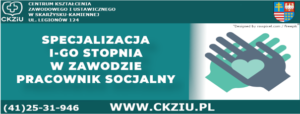 banner specjalizacja pierwszego stopnia w zawodzie pracownik socjalny