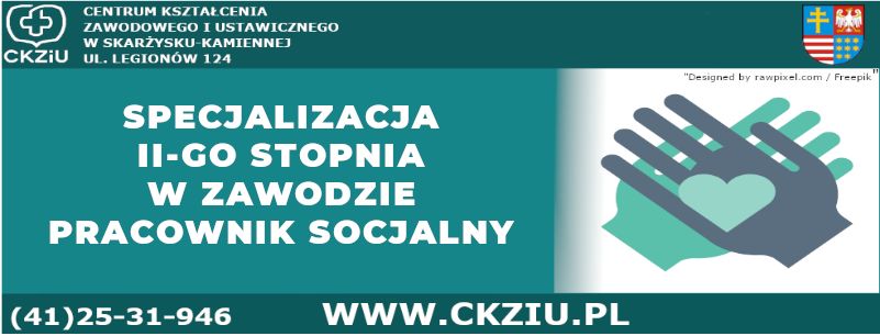 Pracownik socjalny. Specjalizacja II stopnia.